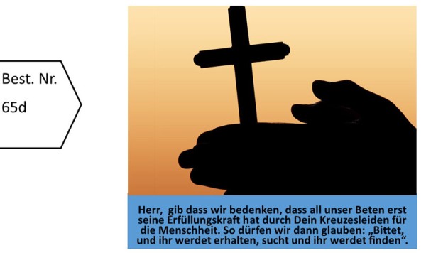 Gebet Kreuz - Bild 65d