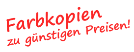 Farbkopien preiswert