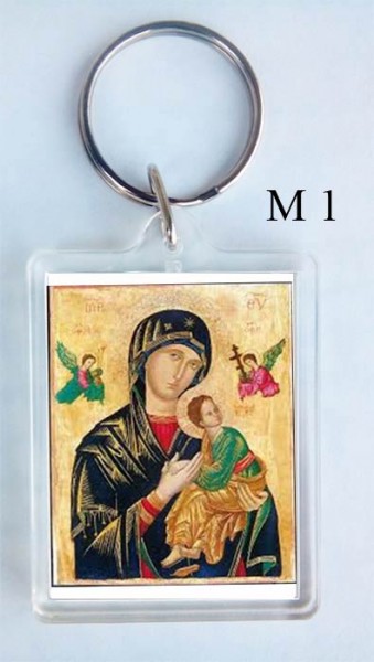 Schlüsselanhänger Heilige Maria Metall
