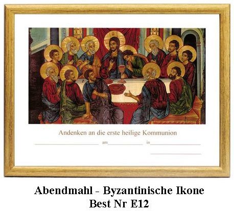 Abendmahl - Byzantinische Ikone