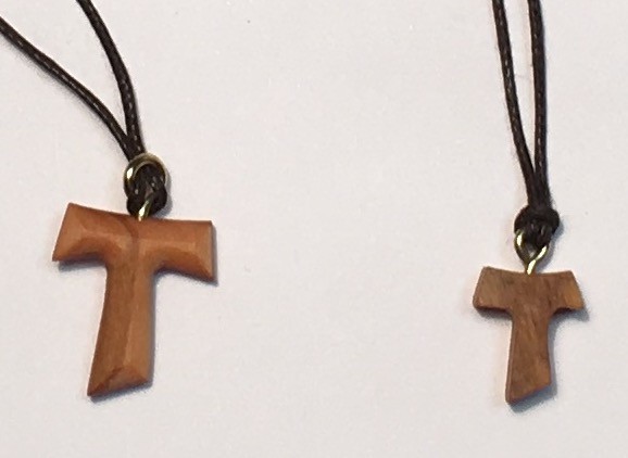 Halsband Thau (Tau) Kreuz Holz