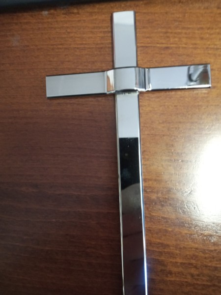 Kreuz Metall ohne Corpus ca.15 cm hoch
