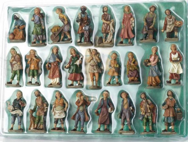 Weihnachtskrippe Figuren 25 Stück