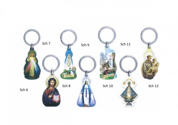 Schlüsselanhänger Heilige - Auswahl 6 - 12